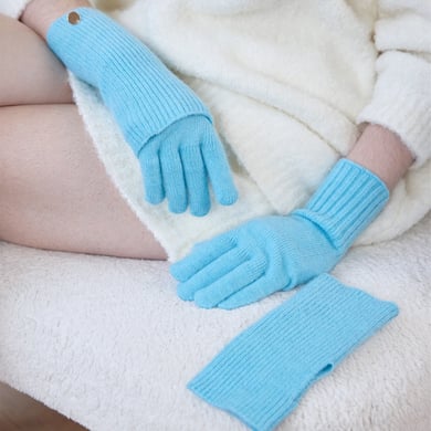 1 Pair Classic Fingerless Touch Screen Polyester Women's Gloves h5 Picture4