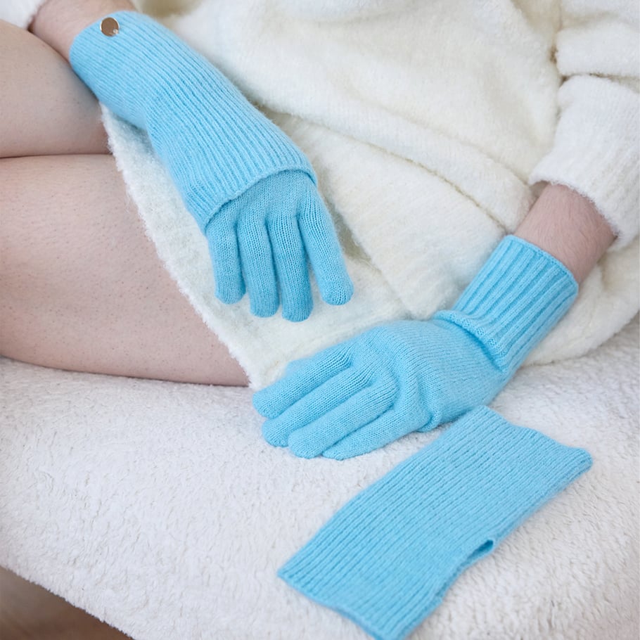 1 Pair Classic Fingerless Touch Screen Polyester Women's Gloves Picture4