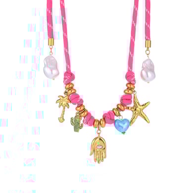 Delicate Hand Stainless Steel Gold Color Women's Jewelry Sets h5 Picture6
