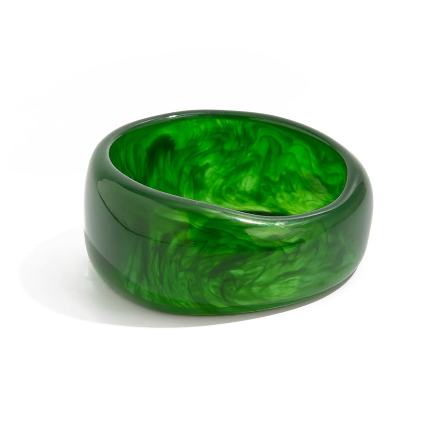 1 brazalete retro de forma irregular 