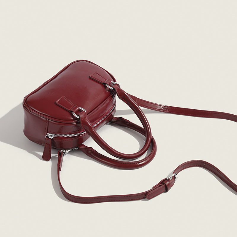 Sac à bandoulière en PU pour femme, 1 pièce, délicat et uni Image3
