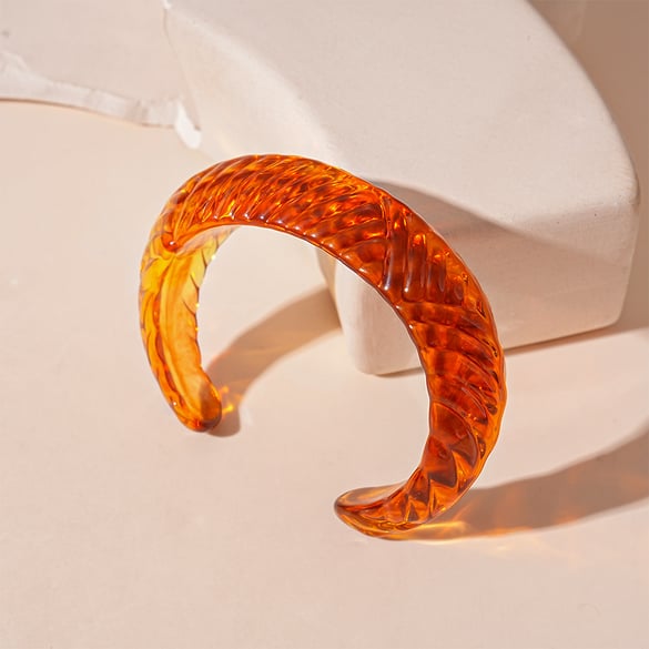 1 Piece Irregular Shape Acrylic Cuff Bracelet