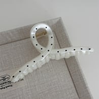 Percha de ropa de lunares blancos Imagen11