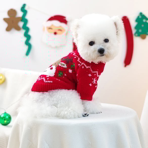 1 Piece Cute Christmas Pet Sweater