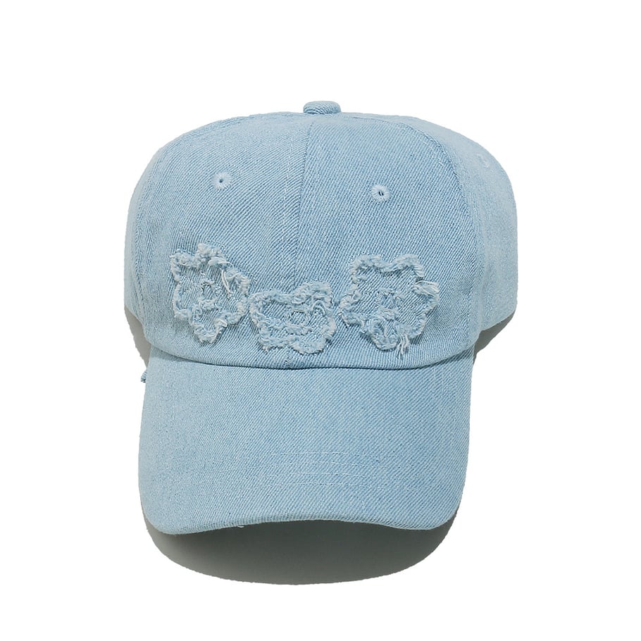 Cappello da donna in cotone con fiori, serie casual, 1 pezzo Immagine4