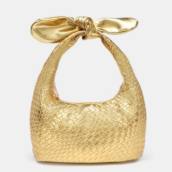 1 Piece Simple Series Sweet Bow Knot PU Women's Handbags 2