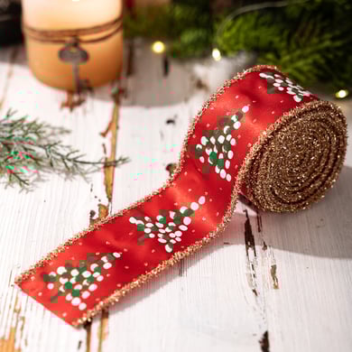 1 Rolle Weihnachtsdekoband h5 