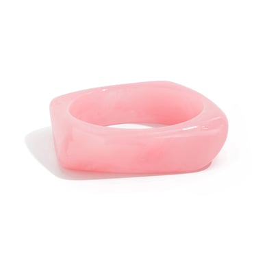 1 brazalete de resina con degradado de color y forma irregular retro. h5 
