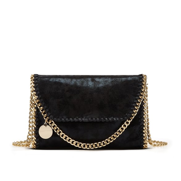 Sac bandoulière luxueux en suédine pour femme, 1 pièce 2
