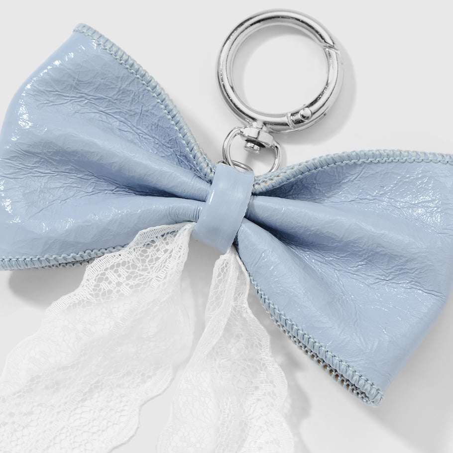 1 Piece Leather Bow Knot Bag Charm Picture5