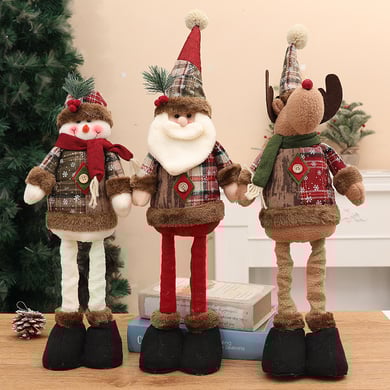 1 Piece Christmas Stretchable Plush Toy Decorative Item h5 Picture4