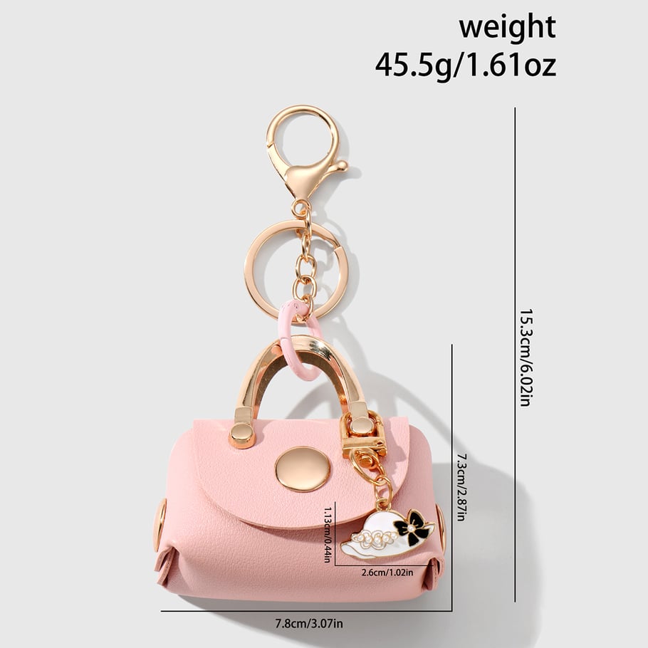 1 Piece Solid Color Mini Bag Charm Picture9