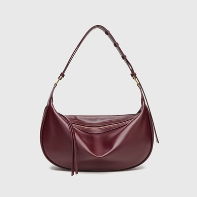 Sac à bandoulière classique en PU de couleur unie pour femme, 1 pièce h5 