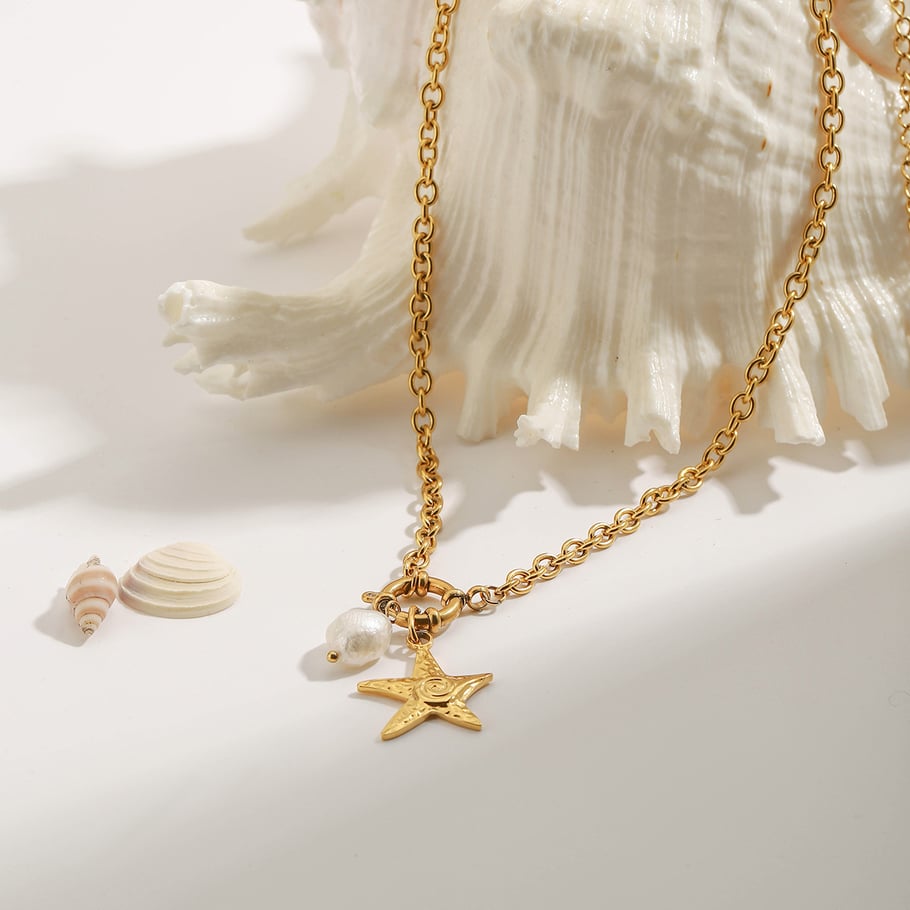 1 Piece Vintage Figure Stainless Steel Gold Color Women's Pendant Necklaces Picture6