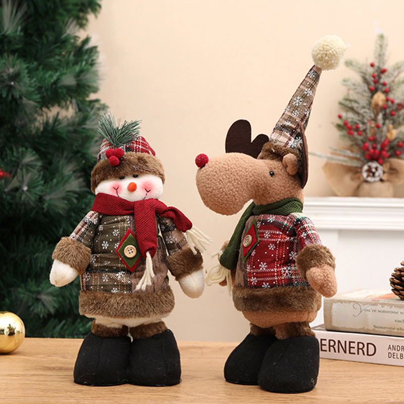 1 Piece Christmas Stretchable Plush Toy Decorative Item Picture5
