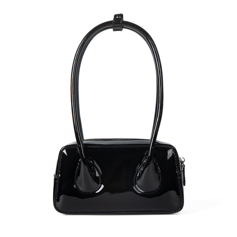 1 Piece Simple Series Casual Solid Color PU Women's Shoulder Bags h5Picture2