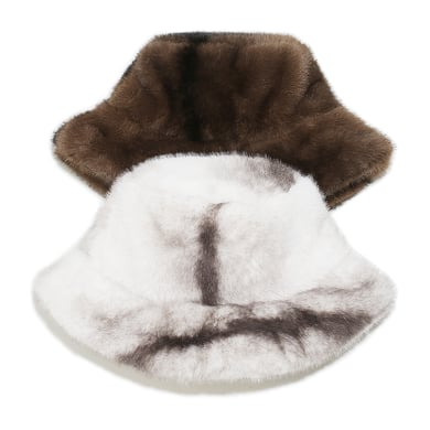 1 Piece Color-blocked Plush Fisherman's Hat h5 Picture3