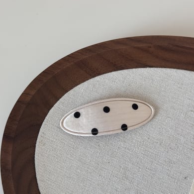 1 pieza de pinzas para el cabello de tela con lunares de la serie romántica para uso diario para mujer h5 