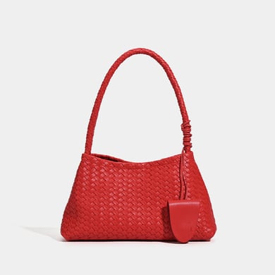 1 sac à bandoulière en PU tissé exquis pour femme avec pochette h5 Image3