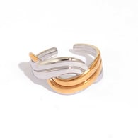 Gold and silver color/One size Resim2