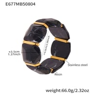 E677-Black Bracelet 60mm 