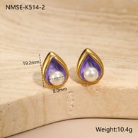 NMSE-K514-2 purple earrings Picture2