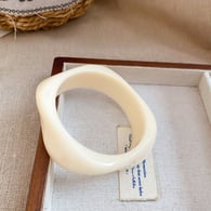 Armband - Wit - Gedraaid 