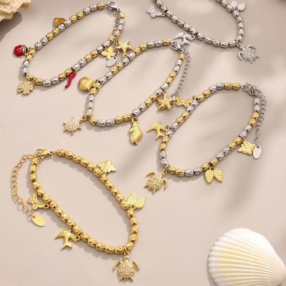Luxurious Animal Stainless Steel Gold Color Zircon Women's Jewelry Sets Picture8