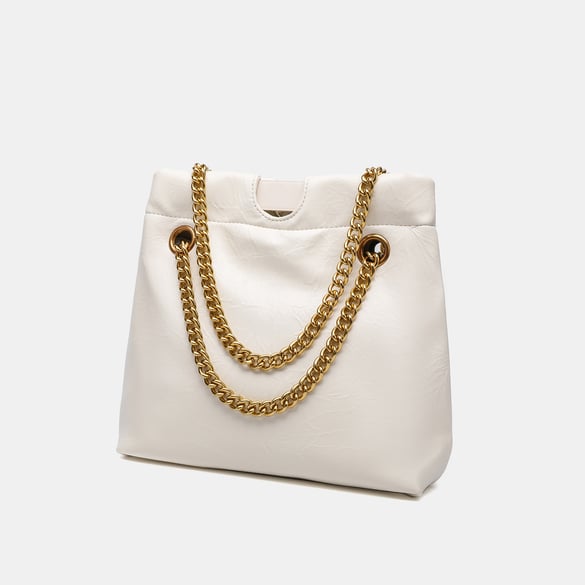 1 Piece Simple Series Classic Solid Color PU Women's Handbags