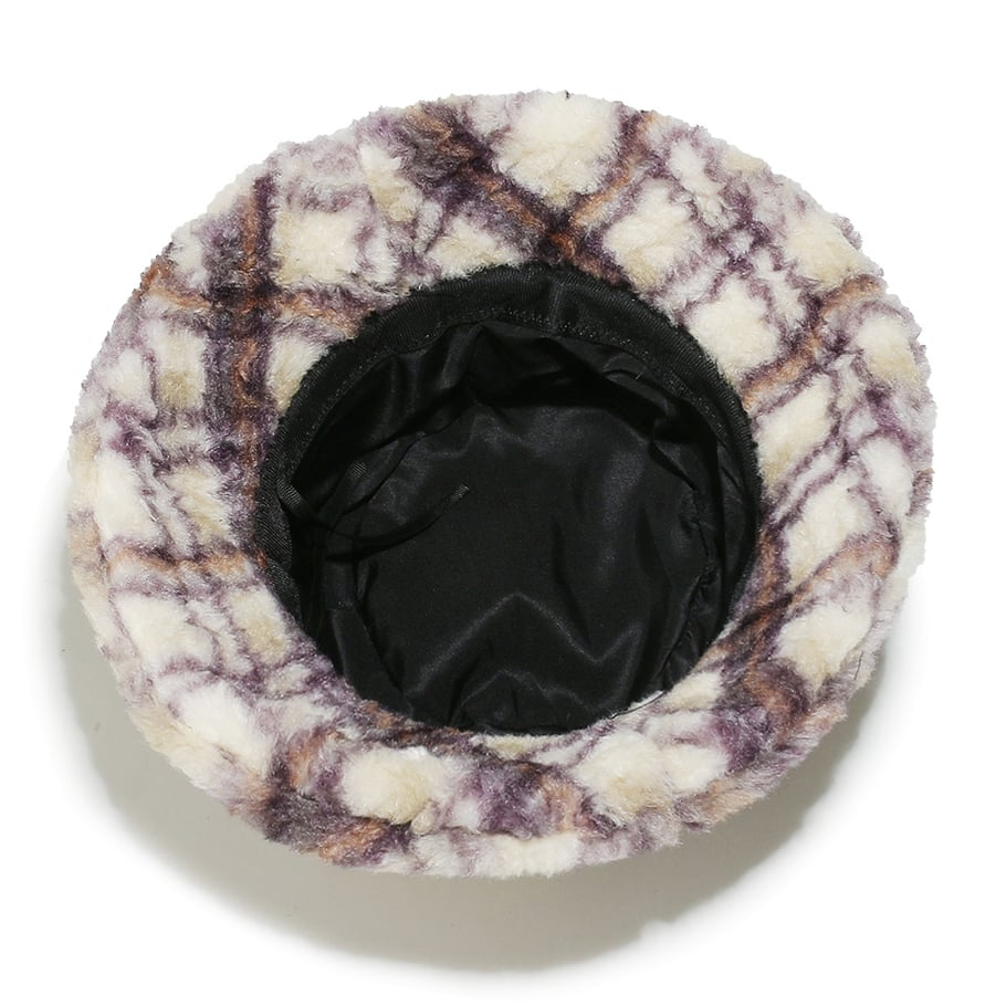 1 Piece Casual Plaid Plush Fisherman's Hat Picture4