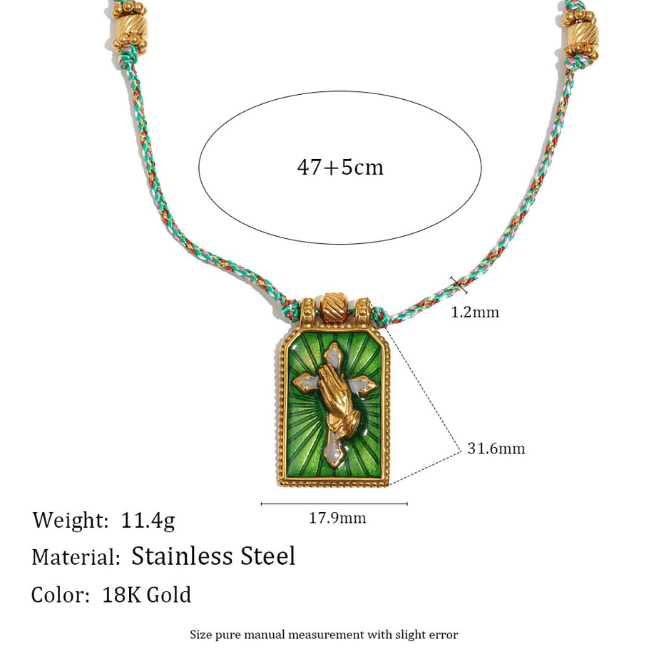 1 Piece Sophisticated Tarot Stainless Steel Gold Color Women's Pendant Necklaces Picture2