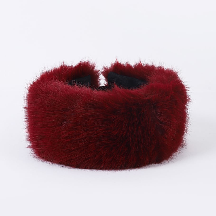 1 Piece Simple  Thickened Plush Solid Color Polyester Women's Hats Picture2