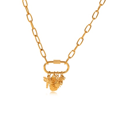 1 Piece Daily Animal Stainless Steel  Gold Color Women's Pendant Necklaces h5 Picture6