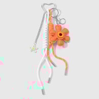 1 orange flower keychain Picture2