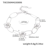 TXE356-Steel Bracelet 16+5cm Picture6