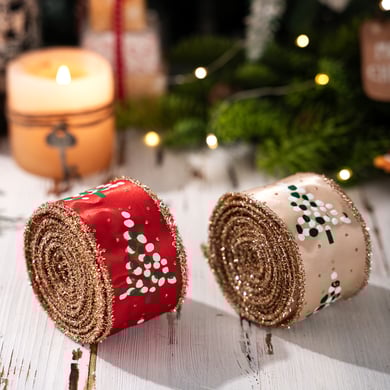 1 Rolle Weihnachtsdekoband h5 Bild2