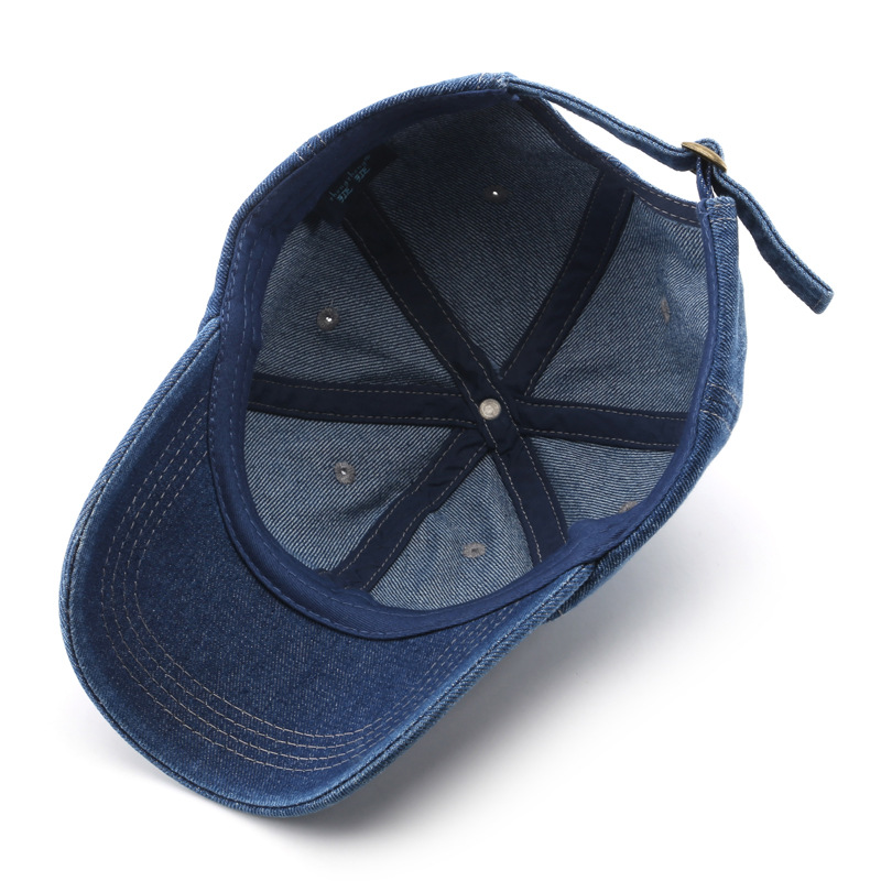 1 Piece Casual Denim Baseball Cap Picture4