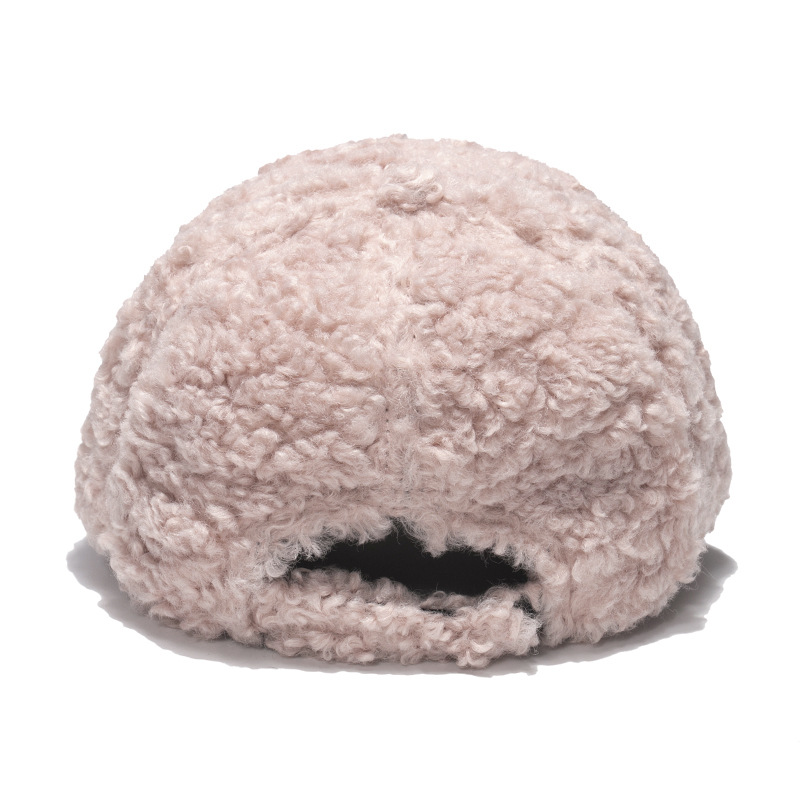 1 stuk effen pluche dameshoed Afbeelding4