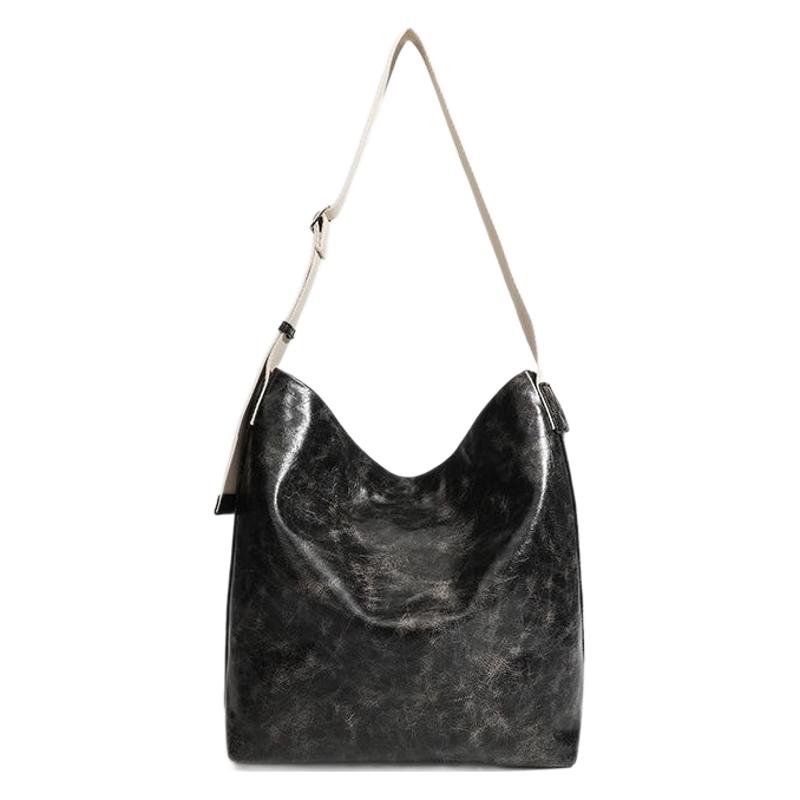Borsa a tracolla da donna in PU di qualità premium, semplice e casual, in tinta unita, 1 pezzo Immagine4