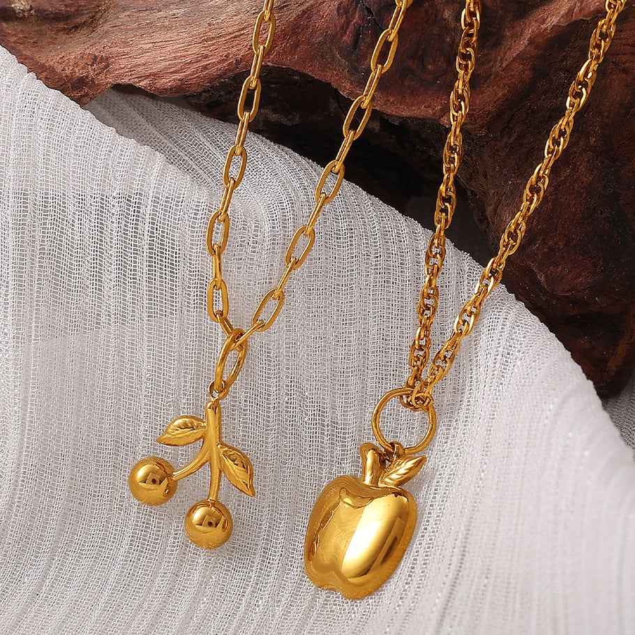1 pieza de colgante DIY de acero inoxidable de color dorado Imagen4