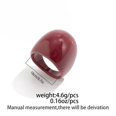 1 brazalete de resina con forma irregular retro h5 Imagen2