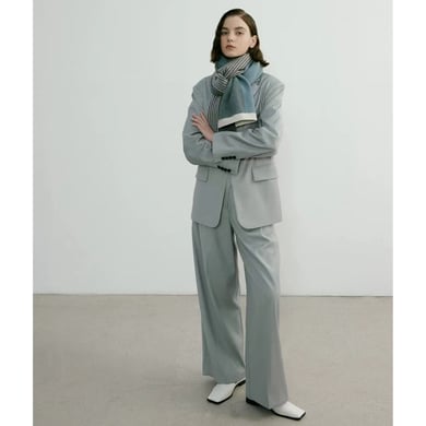 Bufandas de invierno para mujer de fibra sintética con tiras modernas de 1 pieza h5 Imagen4