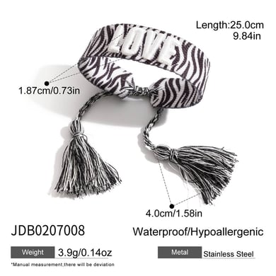 1 Piece Sexy Leopard Print Rayon Women's Braided Bracelet h5 Picture2