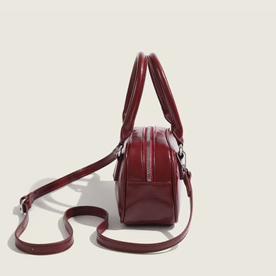 Sac à bandoulière en PU pour femme, 1 pièce, délicat et uni h5 Image4