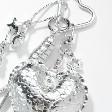1 Piece Leather Heart Bag Charm h5 Picture4