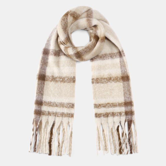 1 Piece Simple Plaid Rayon Women's Winter Scarves 2