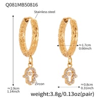 Q081-Golden earrings Picture3