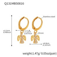 Q131-Gold Earrings Picture7