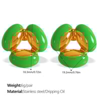 EH462GNG green glue earrings Picture3