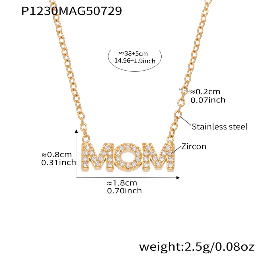 1 Piece Classic Sun Stainless Steel Gold Color Women's Pendant Necklaces 